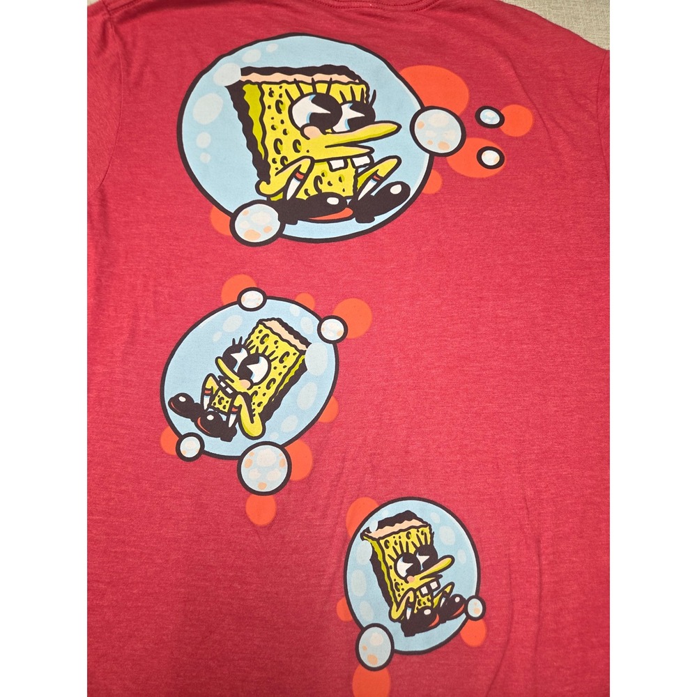 Nickelodeon SpongeBob SquarePants Graphic Shirt Adult Large Cartoon Bubble Tee - Picture 7 of 7